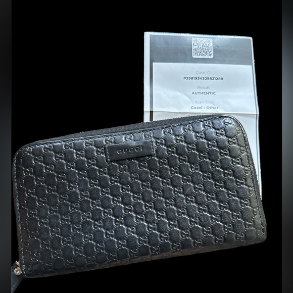 GUCCI micro guccissima full zip wallet! LIKE NEW! - Picture 9 of 9